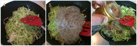 粉条圆白菜的做法步骤4-6