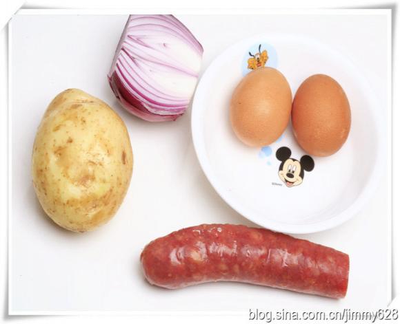 香肠土豆饼的做法