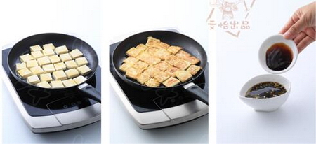 香煎豆腐的做法步骤4-6