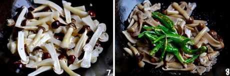 土法炒菇的做法步骤7-8