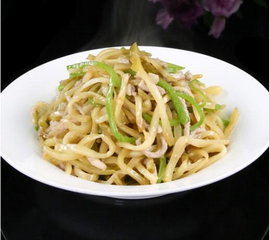 榨菜青椒炒肉丝