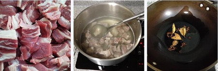 土豆烧牛肉的做法步骤1-3