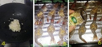 芝士焗大虾的做法步骤4-6