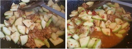 剁椒肉末西葫芦的做法步骤4