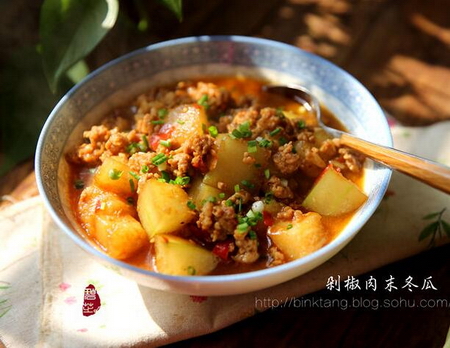 剁椒肉末冬瓜