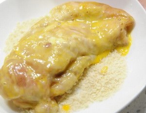 爆浆鸡排的做法步骤6