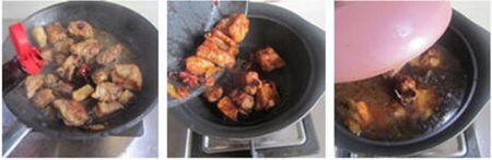 腐竹烧排骨的做法步骤4-6