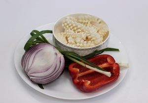 洋葱烤鱿鱼的做法步骤1