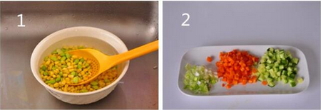 甜甜蜜蜜松仁玉米的做法步骤1-2