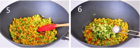 甜甜蜜蜜松仁玉米的做法步骤5-6