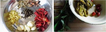 下酒菜酸菜红烧肥肠的做法步骤3-4