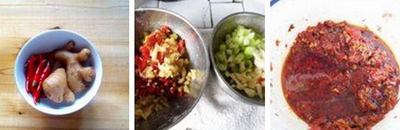 泡椒干烧魔芋的做法步骤1-3