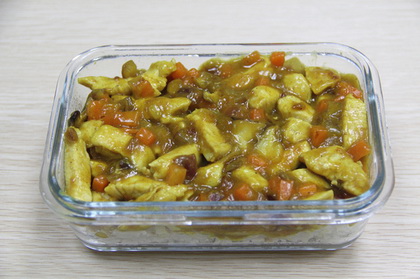 芝士咖喱鸡肉h饭的做法步骤6