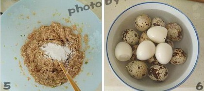 改良版四喜丸子的做法步骤5-6