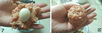 改良版四喜丸子的做法步骤7-8