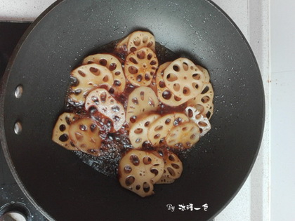 糖醋藕片的做法步骤5