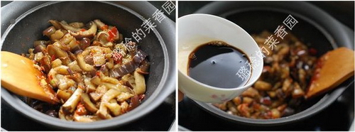 红烧茄子步骤11-12