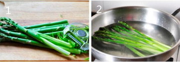 味增淋芦笋的做法步骤1-2