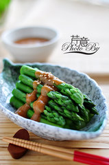 味增淋芦笋的做法
