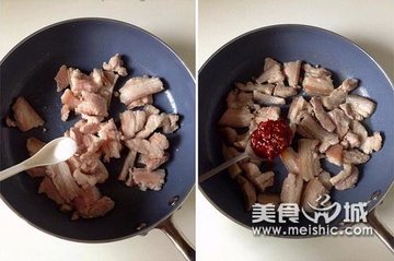 生爆盐煎肉步骤3-4