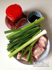 生爆盐煎肉原料