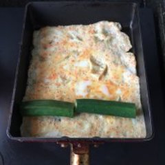 秋葵胡萝卜厚蛋烧的做法步骤6