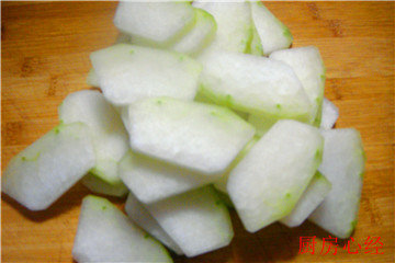 回锅冬瓜的做法步骤2