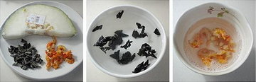 冬瓜炒木耳的做法步骤1-3