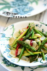 芦笋百合小炒的做法