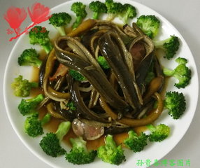 西兰花腊肠黄鳝