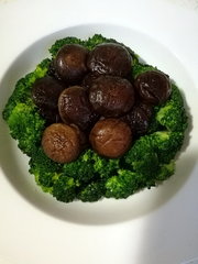 快手菜香菇西兰花