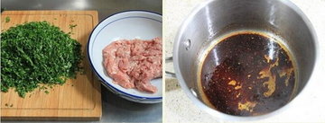 鲜肉香菜锅贴的做法步骤1