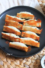 鲜肉香菜锅贴的做法