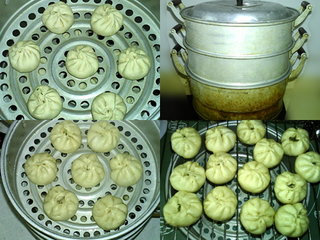 香菜鲜肉包的做法步骤3