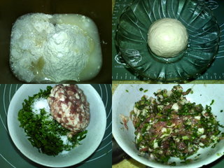 香菜鲜肉包的做法步骤1