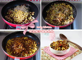 黄豆炒芥丝步骤9-12