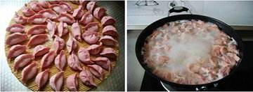 粉色紫苋菜大肉饺子步骤15