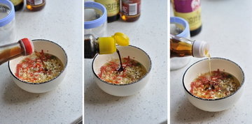 蘸蒜蔬菜凉面步骤10-12