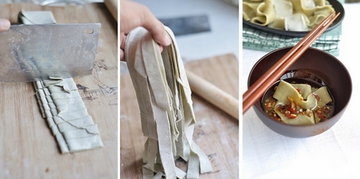 蘸蒜蔬菜凉面步骤13-15