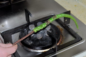 虎皮烧椒拌牛肚步骤3