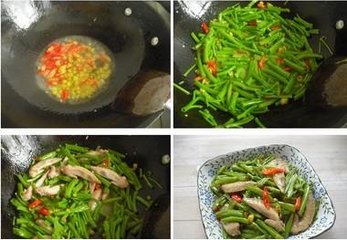 空心菜梗炒鸡翅尖