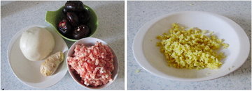 合家团圆四喜丸子步骤1-2