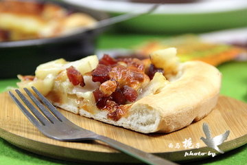 马蹄肉脯披萨的做法