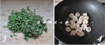 香椿滑虾仁步骤3-4