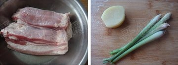 香茅五花肉步骤1-2