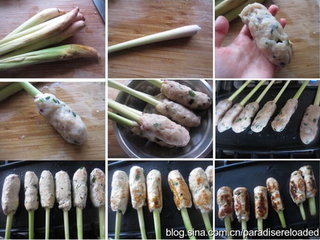 香茅棒棒鸡烤串步骤4