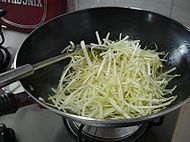 韭黄炒虾仁的做法步骤14