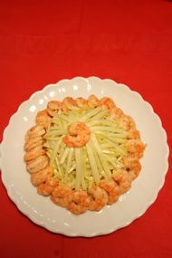 韭黄炒虾仁的做法步骤17