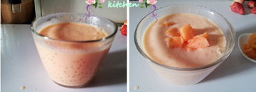 牛奶木瓜西米露步骤9-10