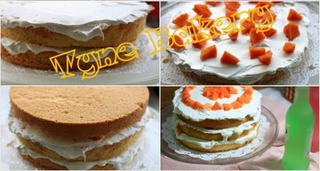 木瓜裸蛋糕步骤9-12